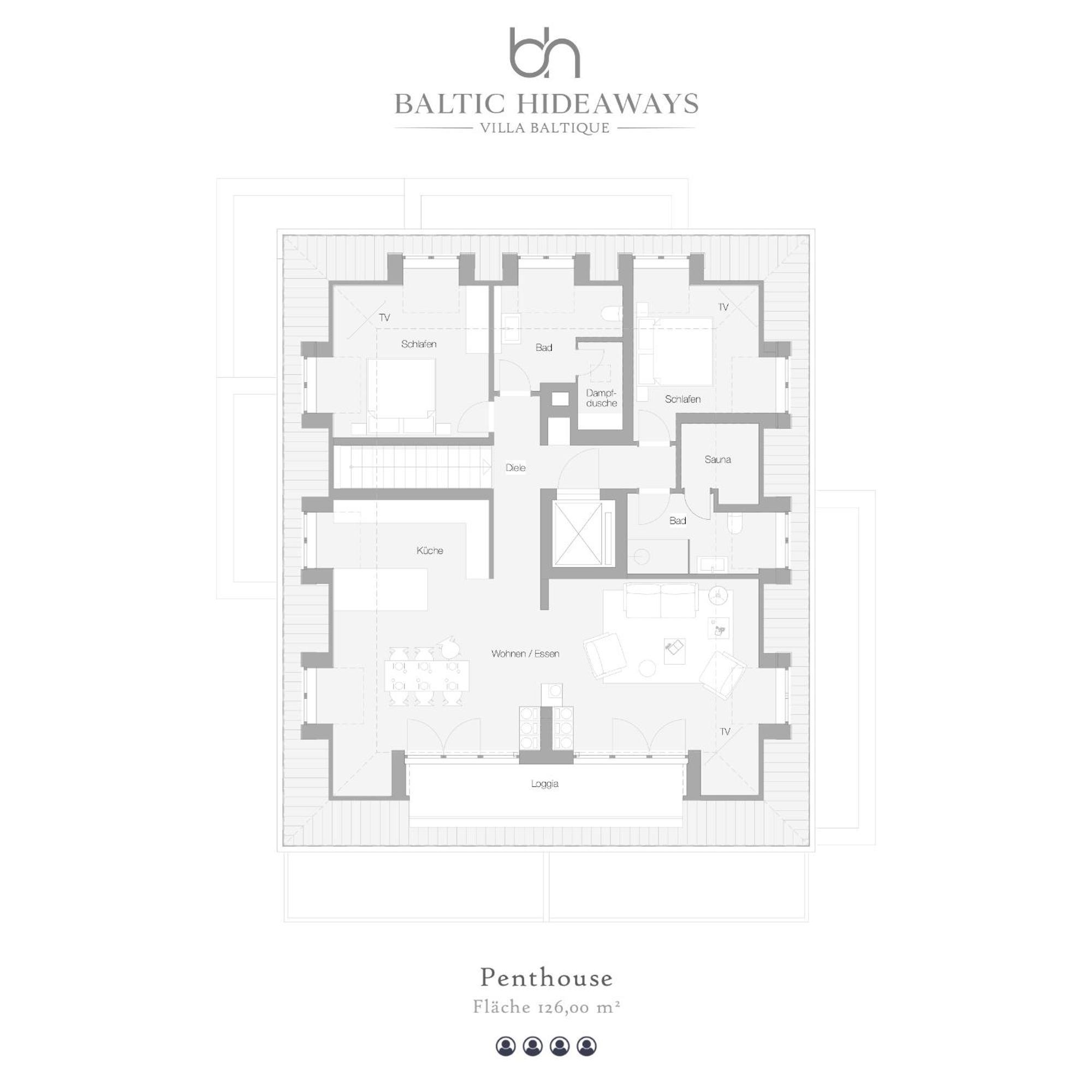 Villa Baltique Sellin  객실 사진